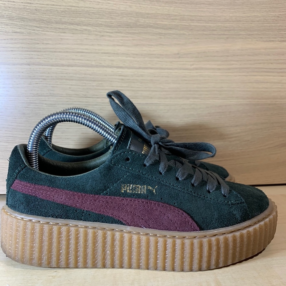 Puma Creepers Rihanna Fenti Suede Green